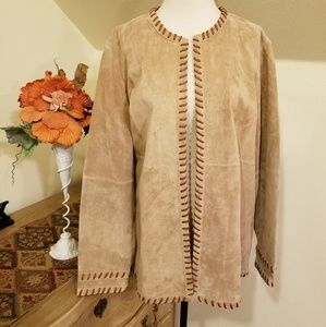 🍂Tan Suede Jacket